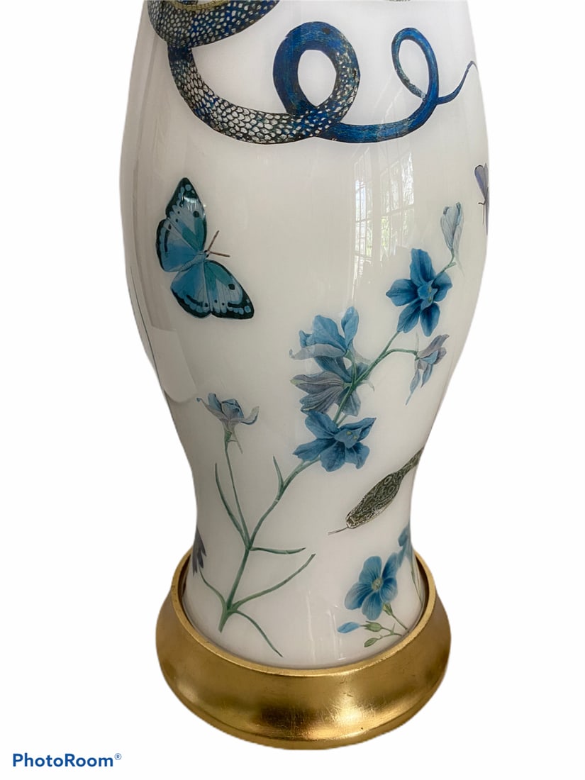 Eden Blue and White Table Lamp - 2