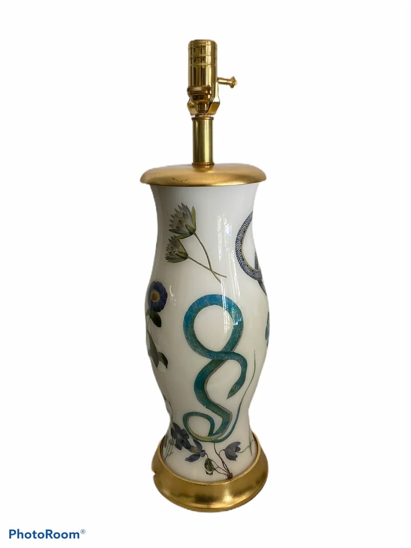 Eden Blue and White Table Lamp - 5