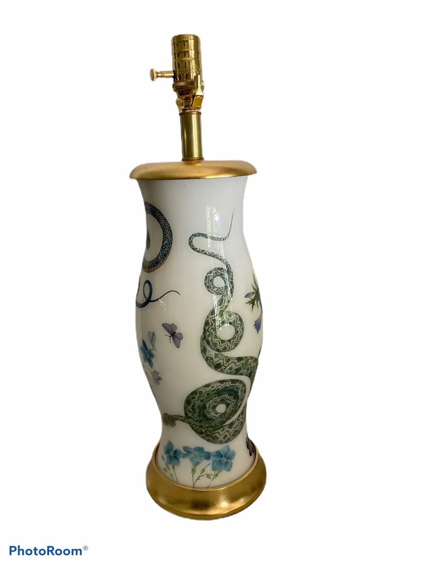 Eden Blue and White Table Lamp - 6