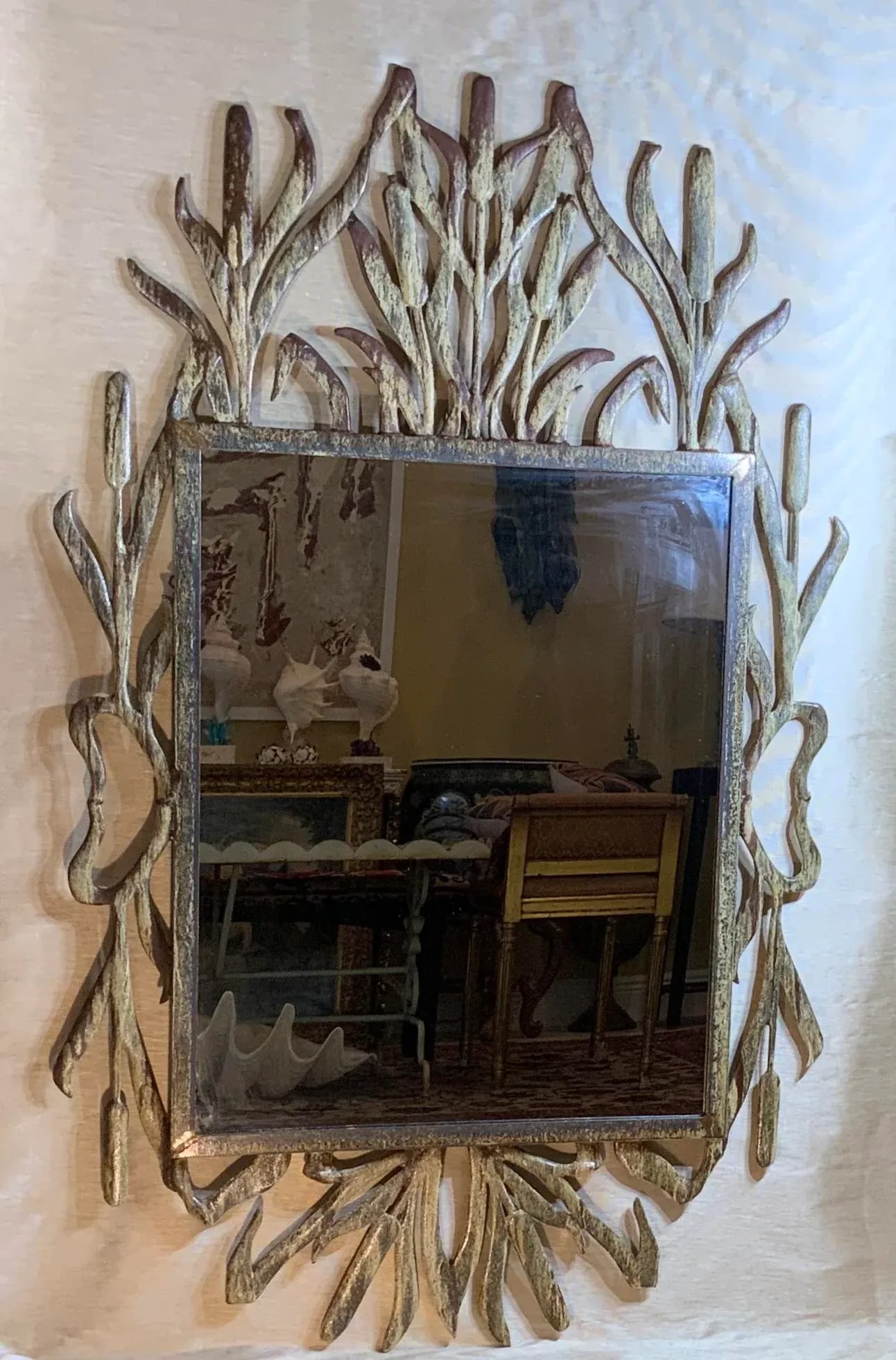 Cat Tail Iron Mirror - 11