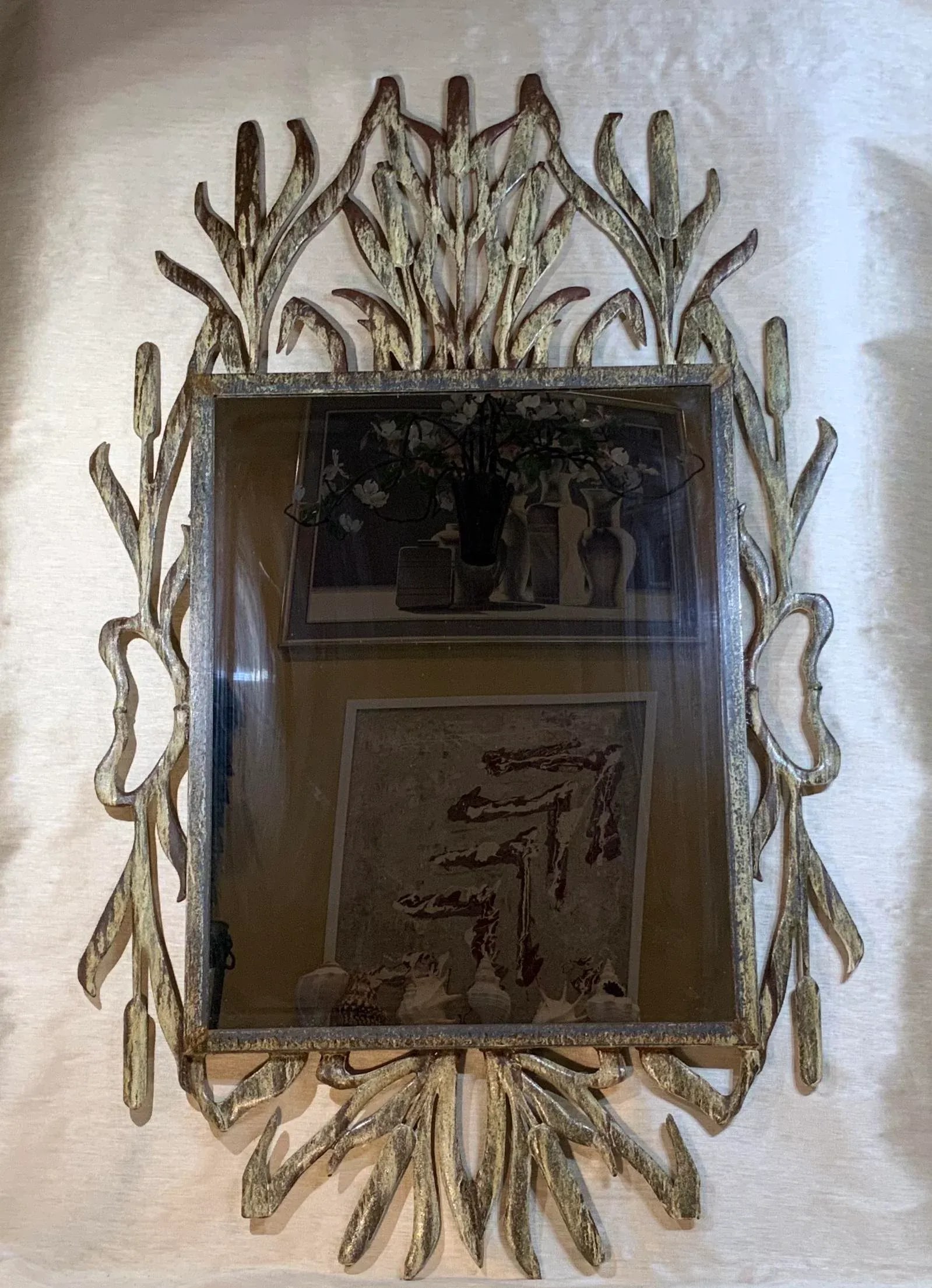 Cat Tail Iron Mirror - 3