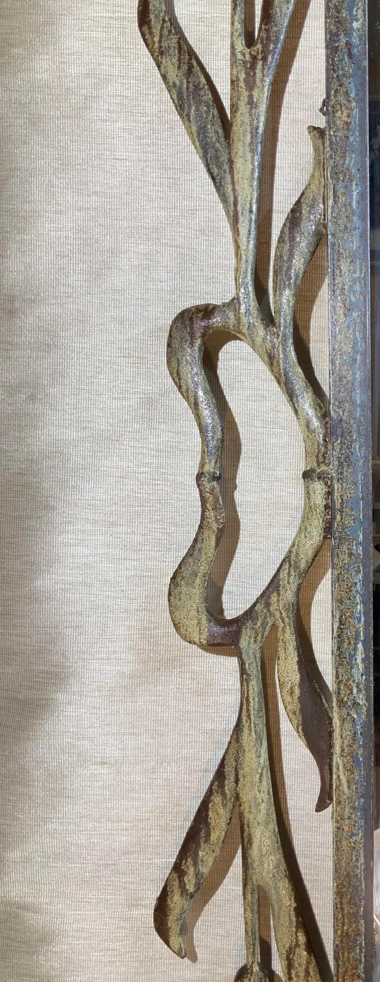 Cat Tail Iron Mirror - 8