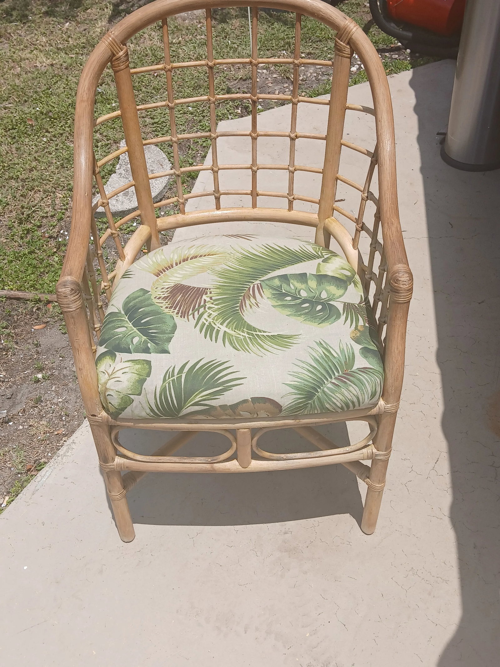 Vintage Bent Wood Rattan Armchair - 5