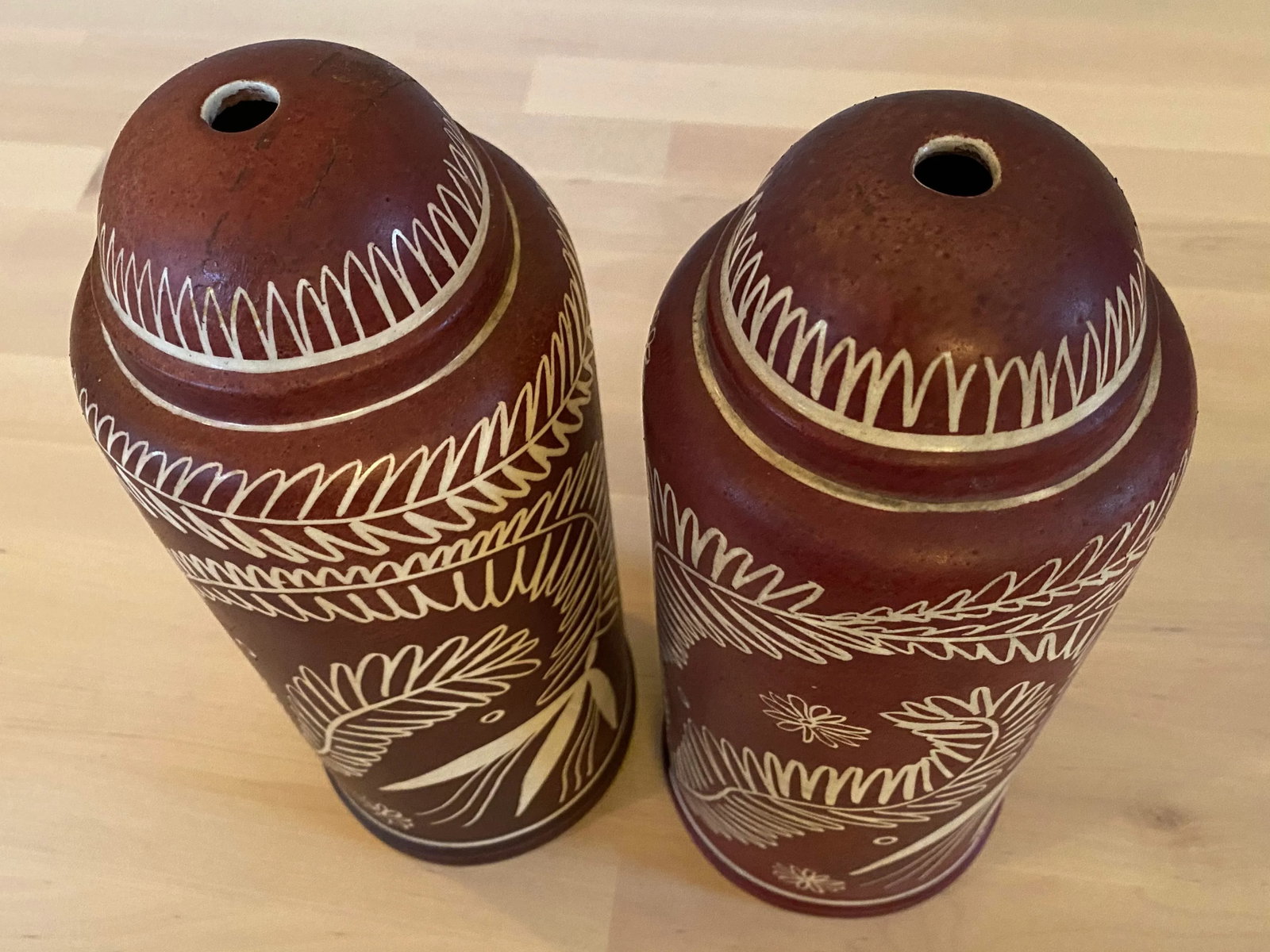 1950s Mid-Century Waylande Gregory Pottery Lamps From His Nj Estate - a Pair - 6