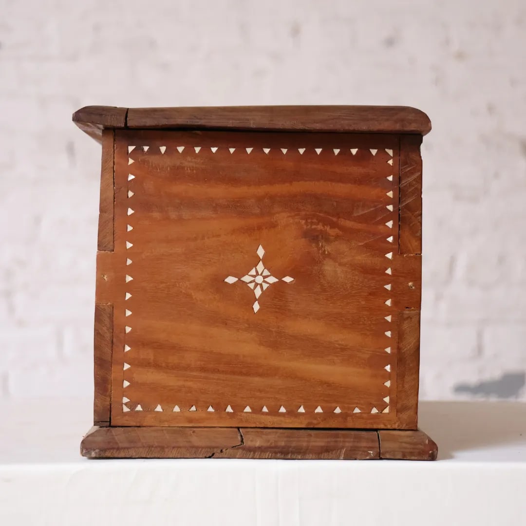 1900's North African Bone Inlaid Box (B) - 3