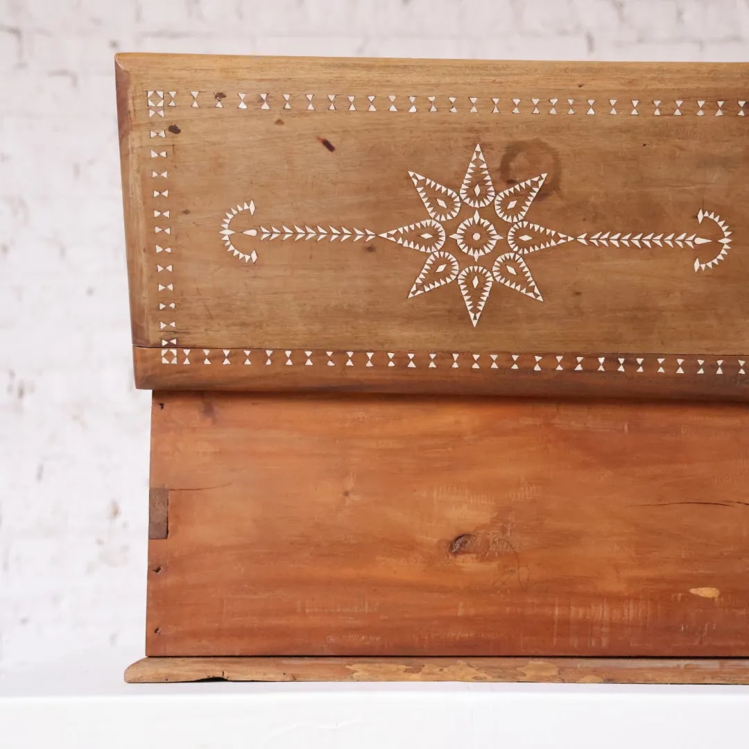 1900's North African Bone Inlaid Box (B) - 5