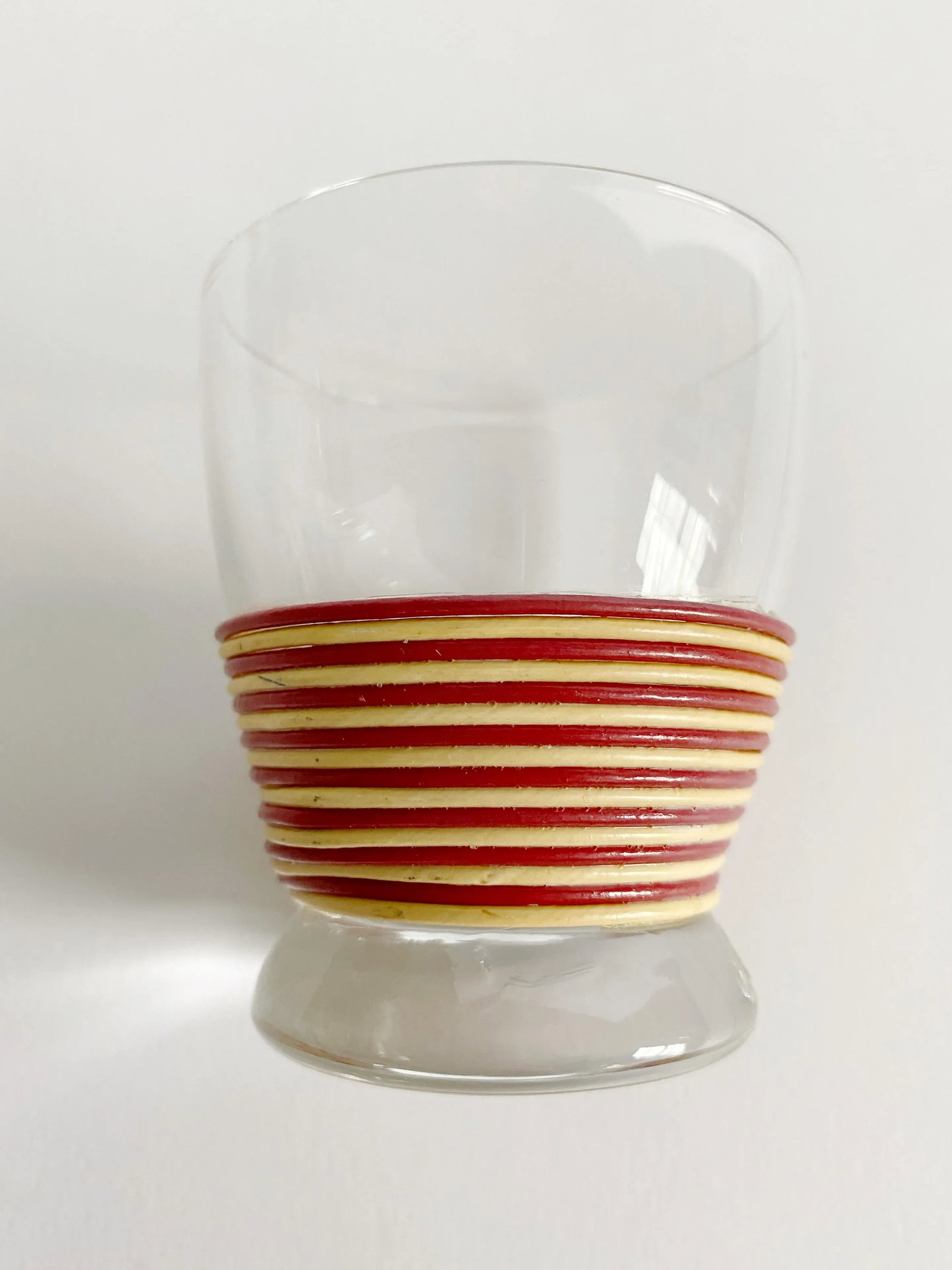 Mid-Century Wrapped Glasses and Pitcher Set - 16 Piece Set - 5