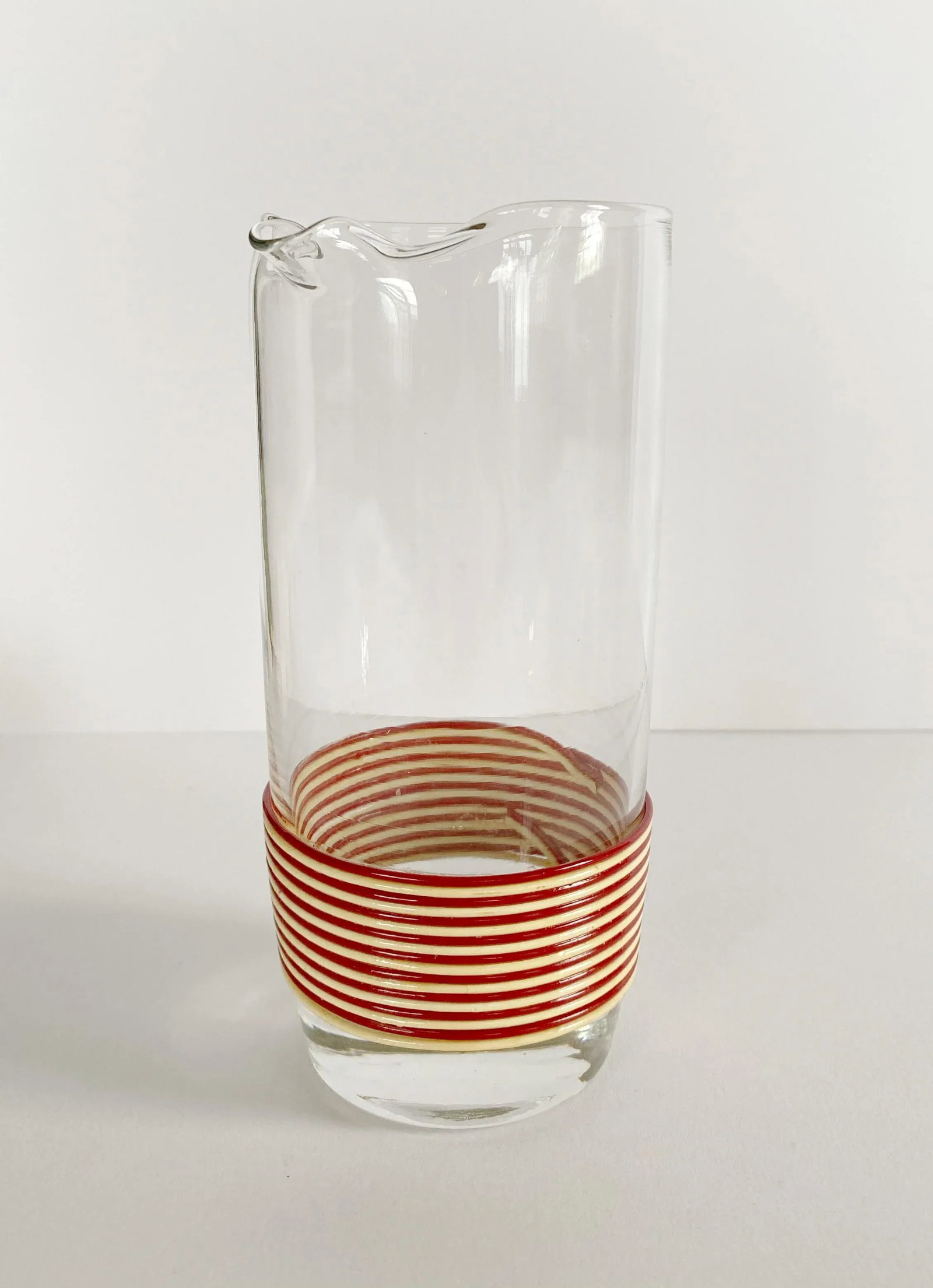 Mid-Century Wrapped Glasses and Pitcher Set - 16 Piece Set - 9