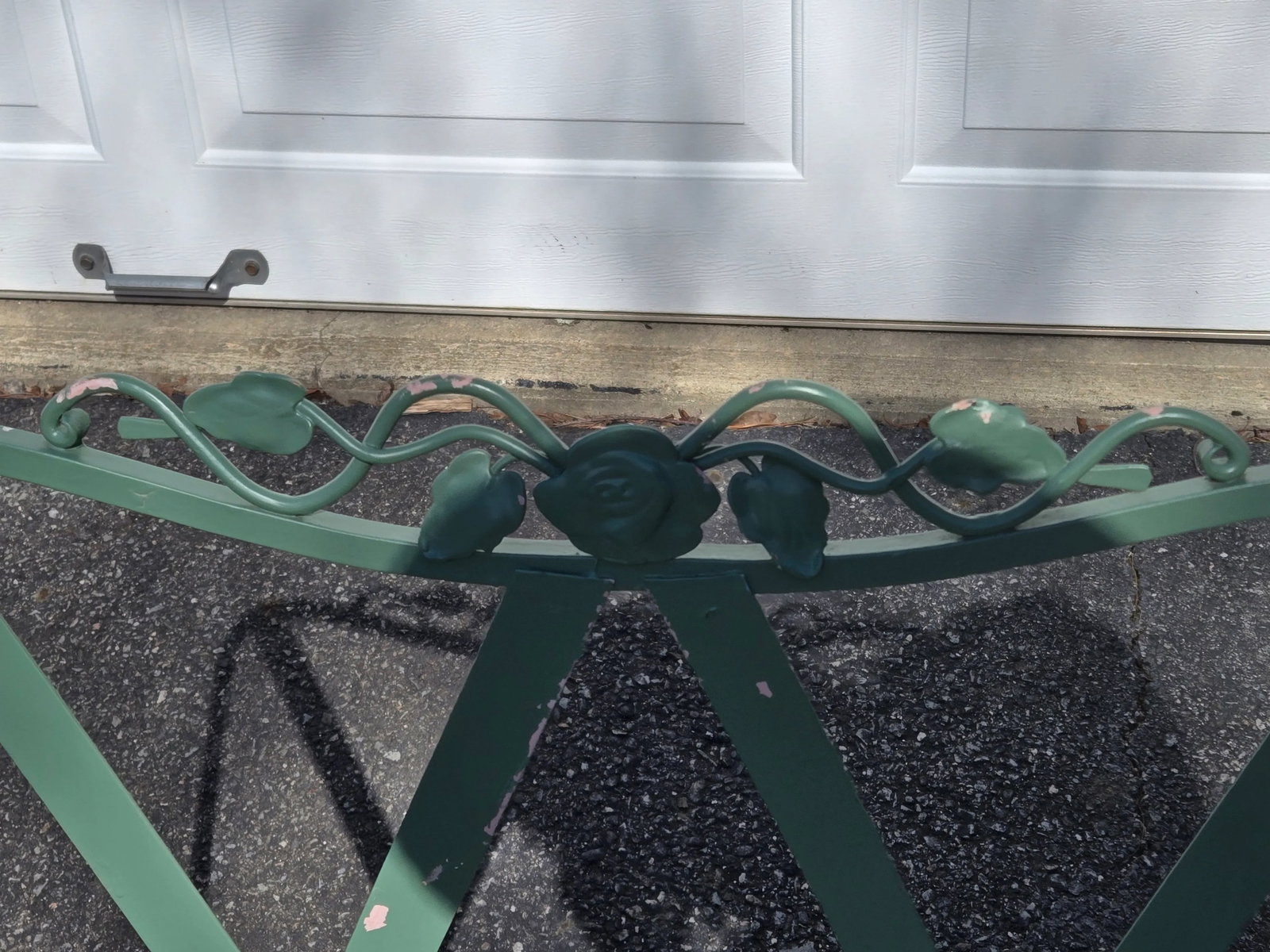 Woodard Wrought Iron Patio Chairs & Table, Attributed, 3 Pieces - 11