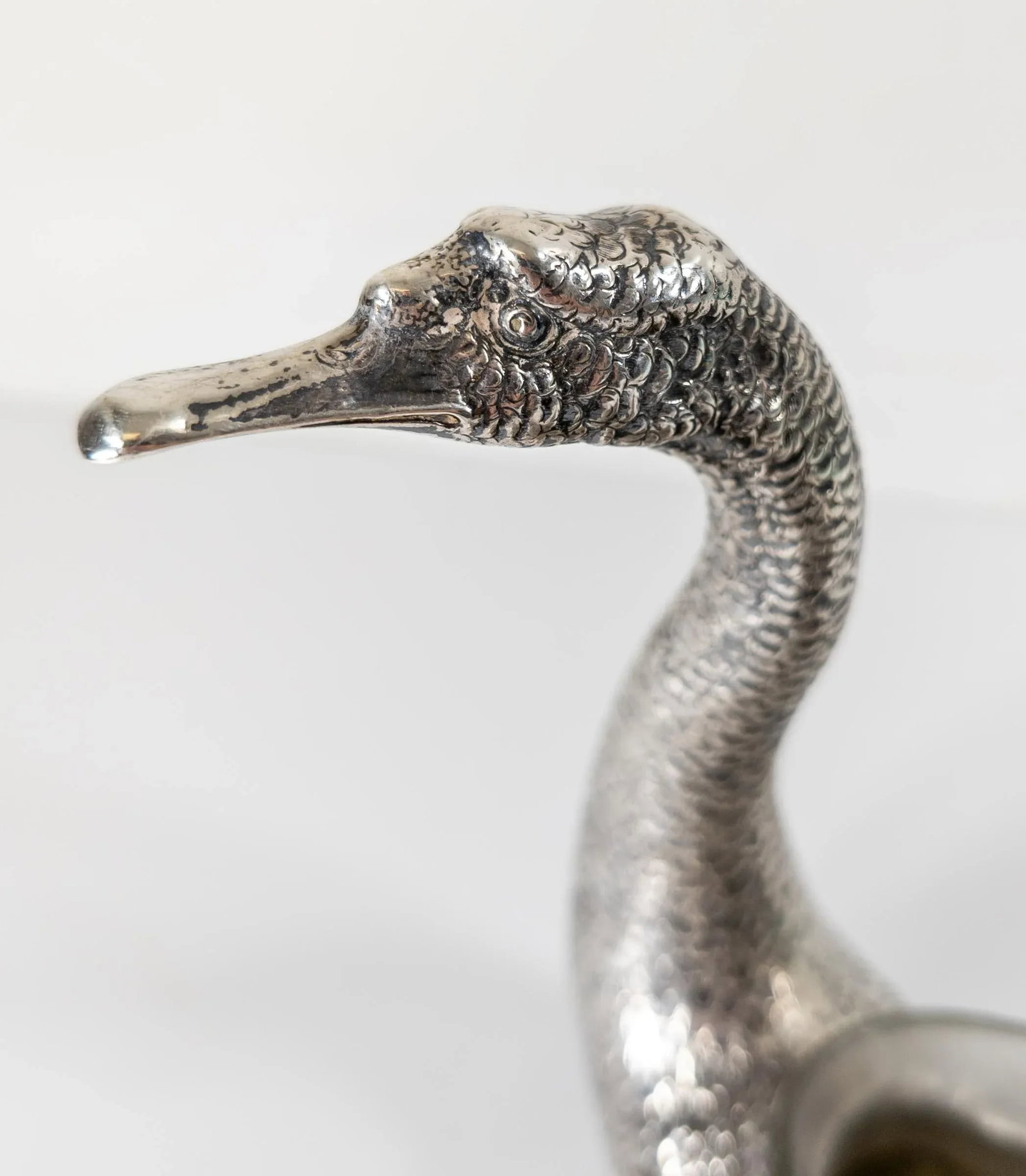 Early 20th Century Sterling Silver German Swan or Goose Form Centerpiece Bowl - 7