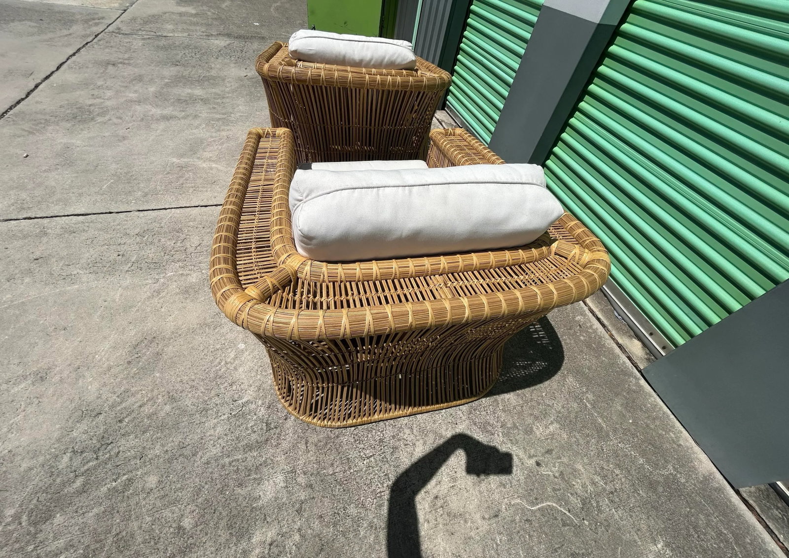 1970s McGuire San Francisco Stick Reed Lounge Chairs - Set of 2 - 9