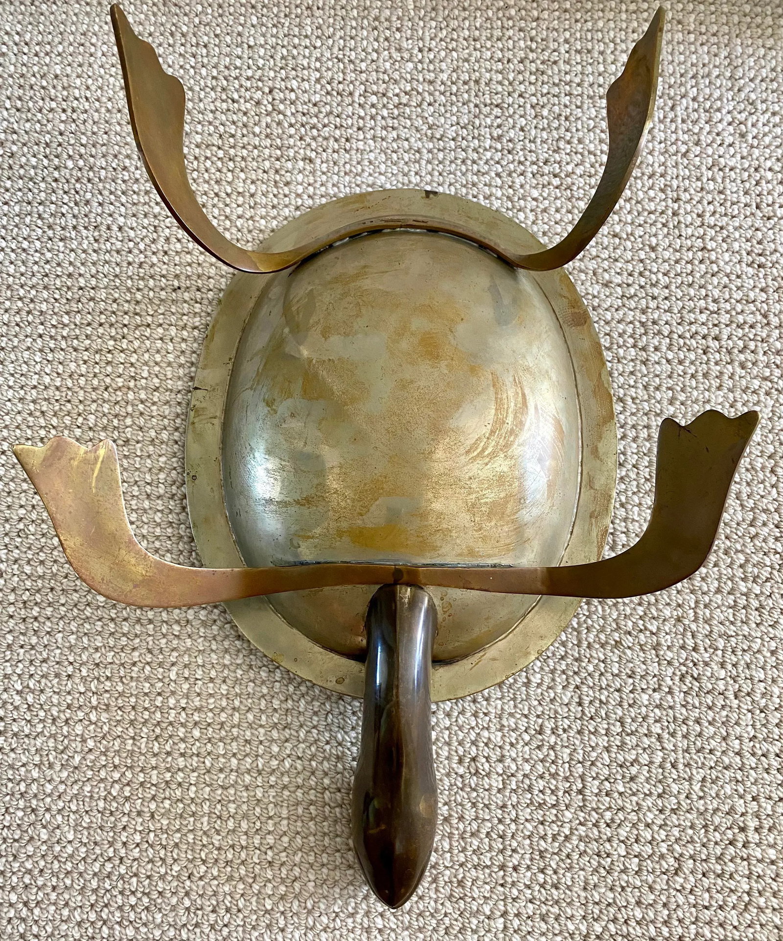 Los Castillo Large Mid Century Abalone and Copper Turtle - 7