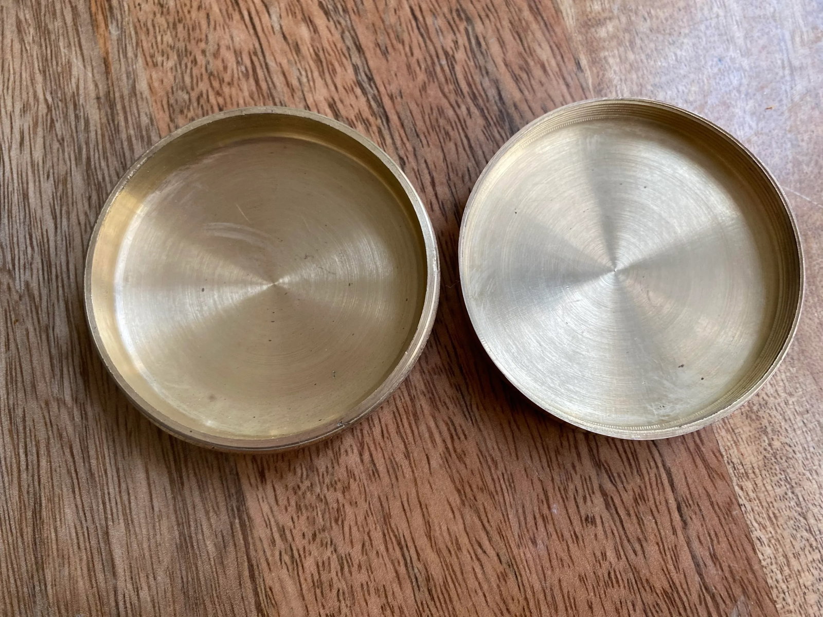 Vintage Brass Aspirin Pill Box - 7
