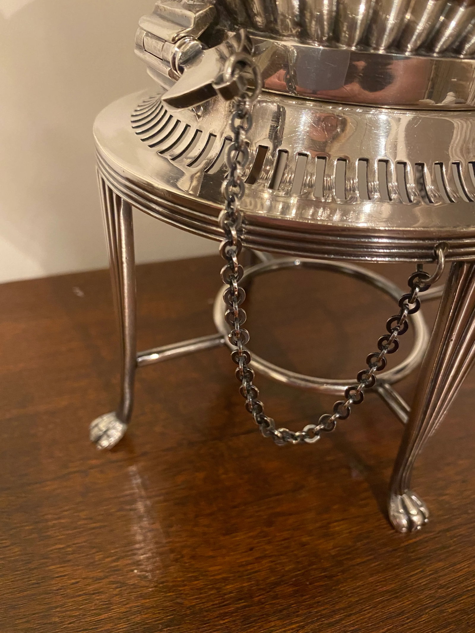 Antique Mappin and Webb Sheffield Teapot on Stand - 8