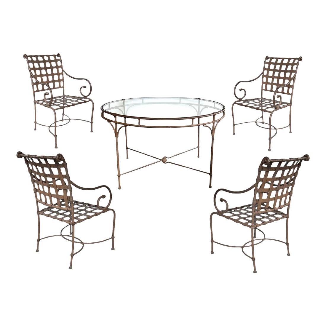 Brown Jordan 'Florentine' Collection 5-Piece Outdoor Dining Set (1 of 9)