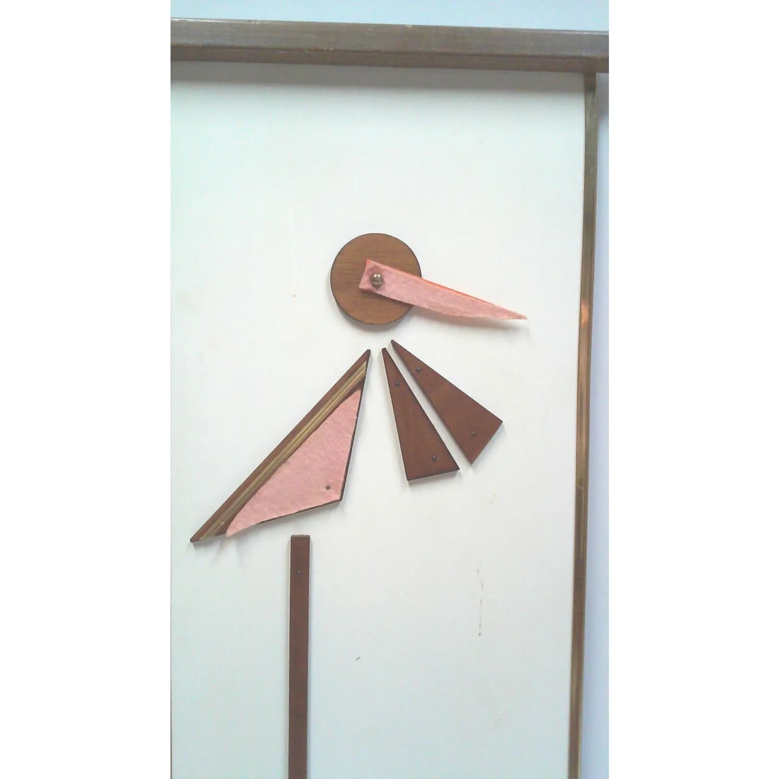 Mid-Century Flamingo Storck Ostrich Wall Art-a Pair - 4