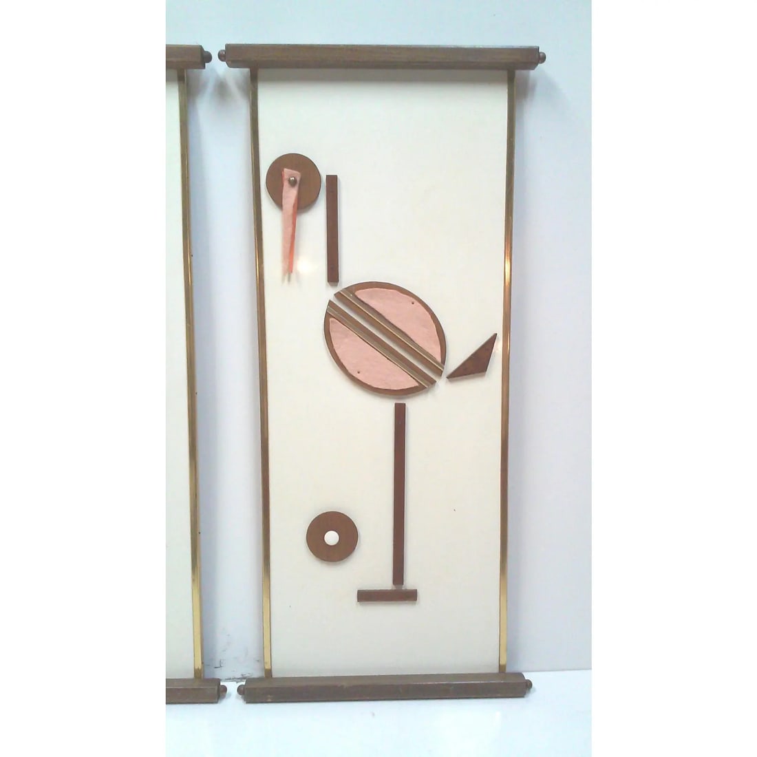 Mid-Century Flamingo Storck Ostrich Wall Art-a Pair - 6
