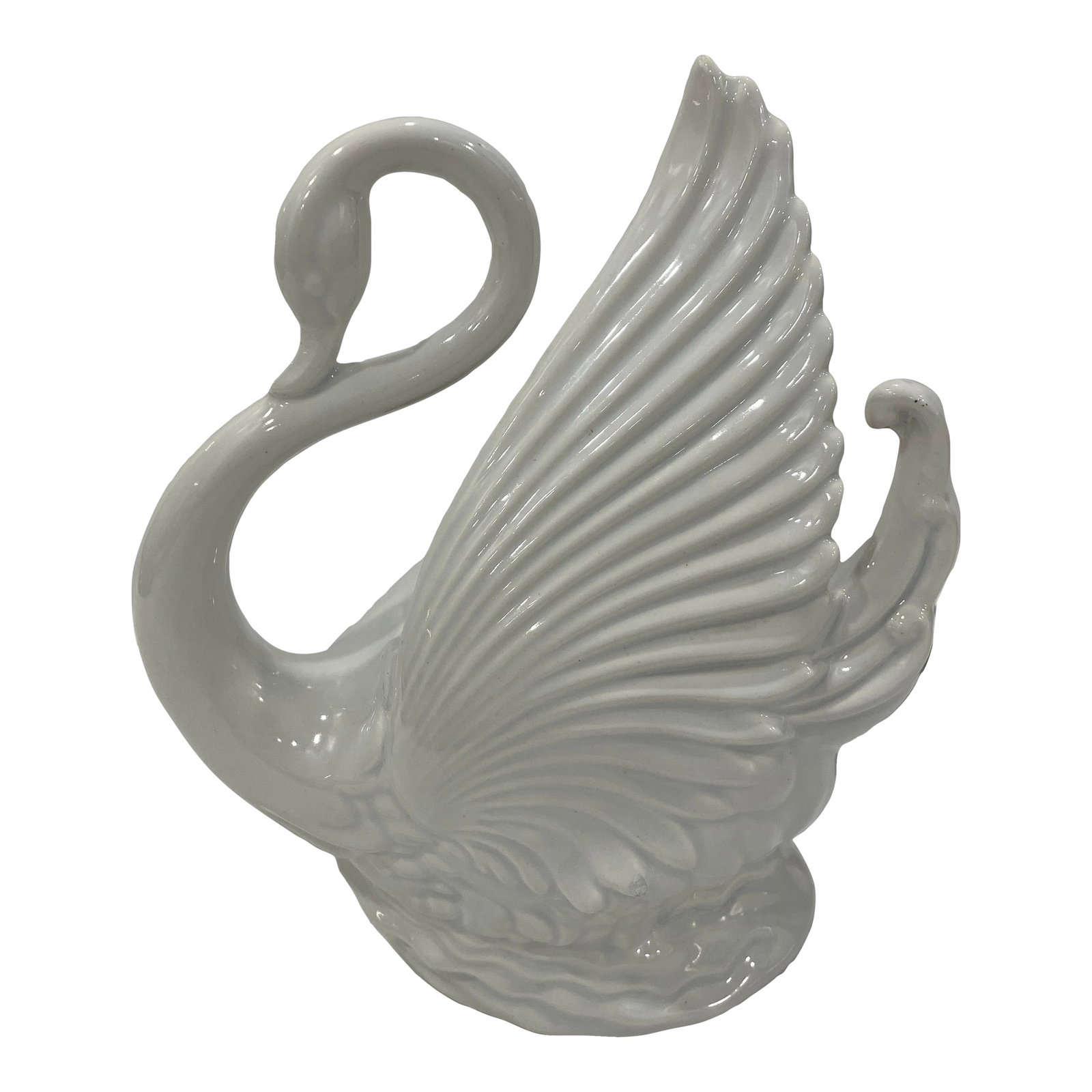50's Swan Lamp: This swan lamp dates from the 50's Made in California by Maddox of California Included with the lamp is a new bulb good for 2500 hours These lamps were used as an accent light with 7.5 watts