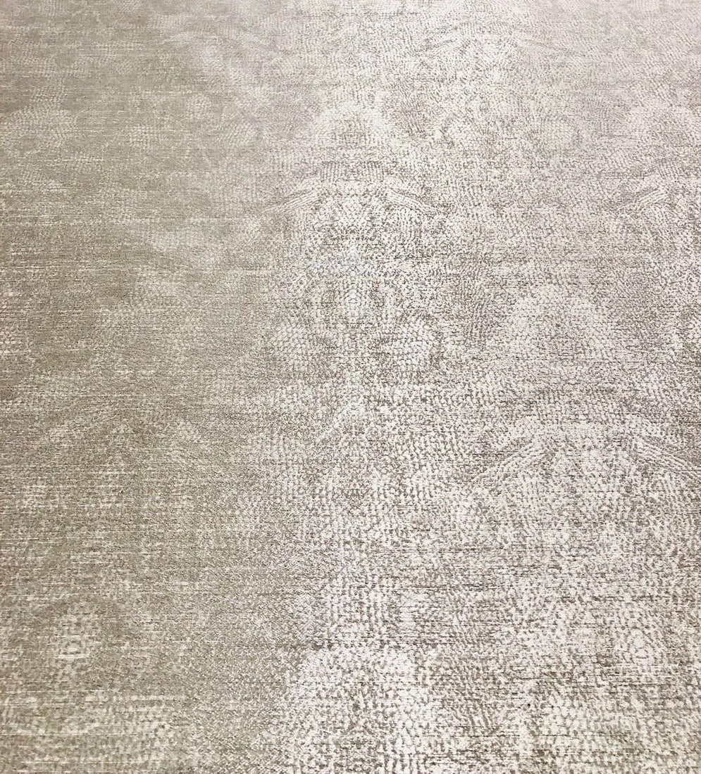 Caracole Metro Jacquard White Gold Multipurpose Fabric - 34 Yards: Metro Jacquard - White Gold is a multipurpose fabric with an abstract reptilian pattern, a silky smooth hand, and a warm metallic silver color scheme. It is suitable for lightweight upholstery