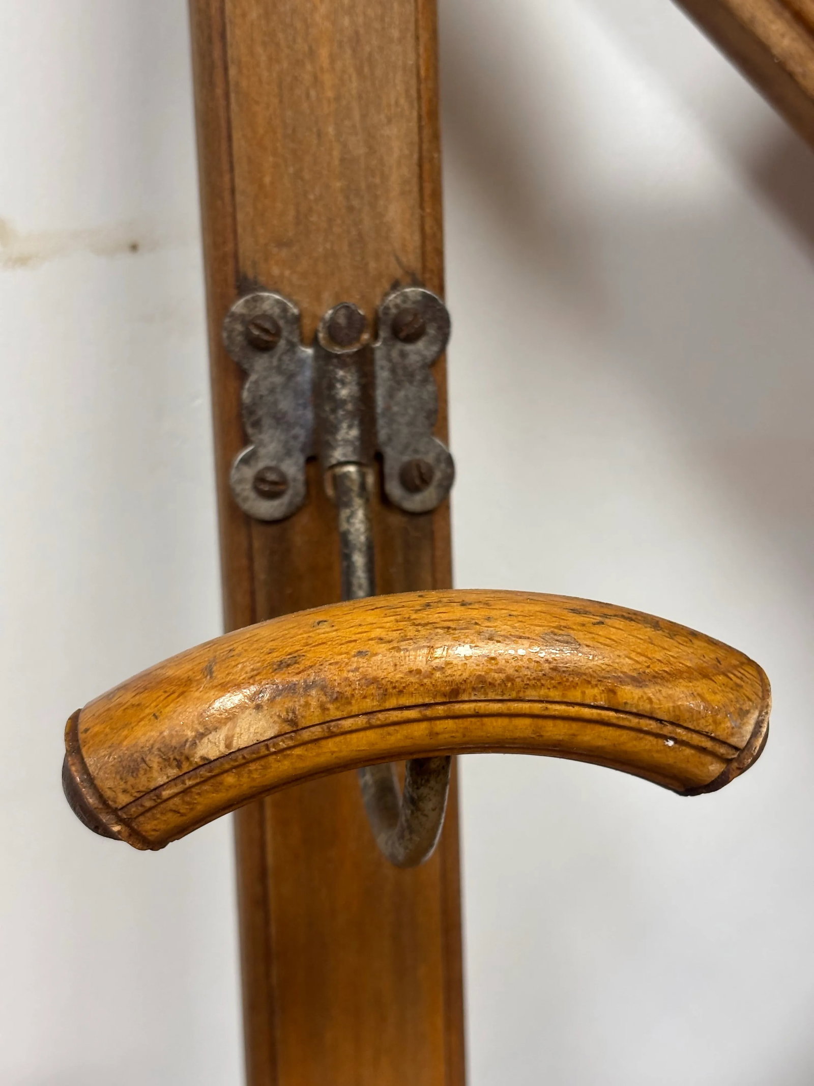 Vintage French Hat and Coat Rack - 2