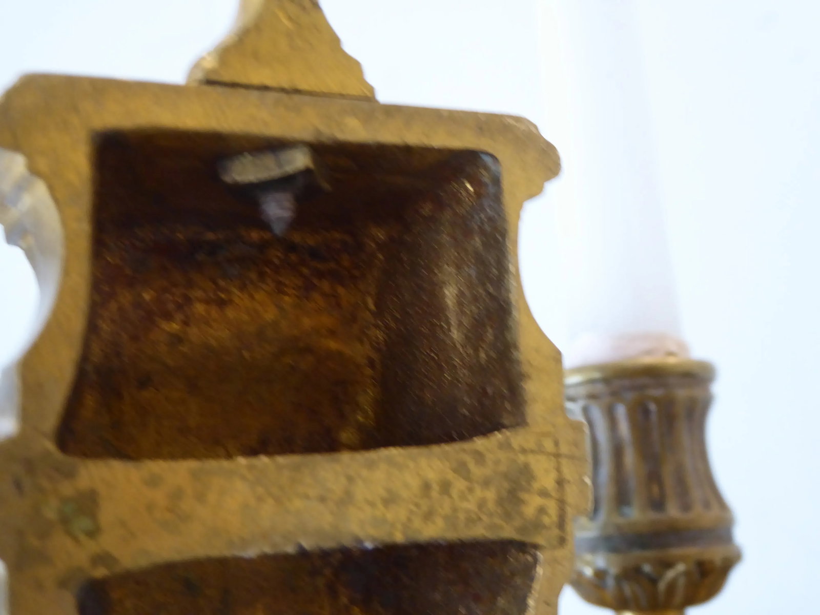 19th Century Louis XVI Style Bronze Sconces - a Pair - 5