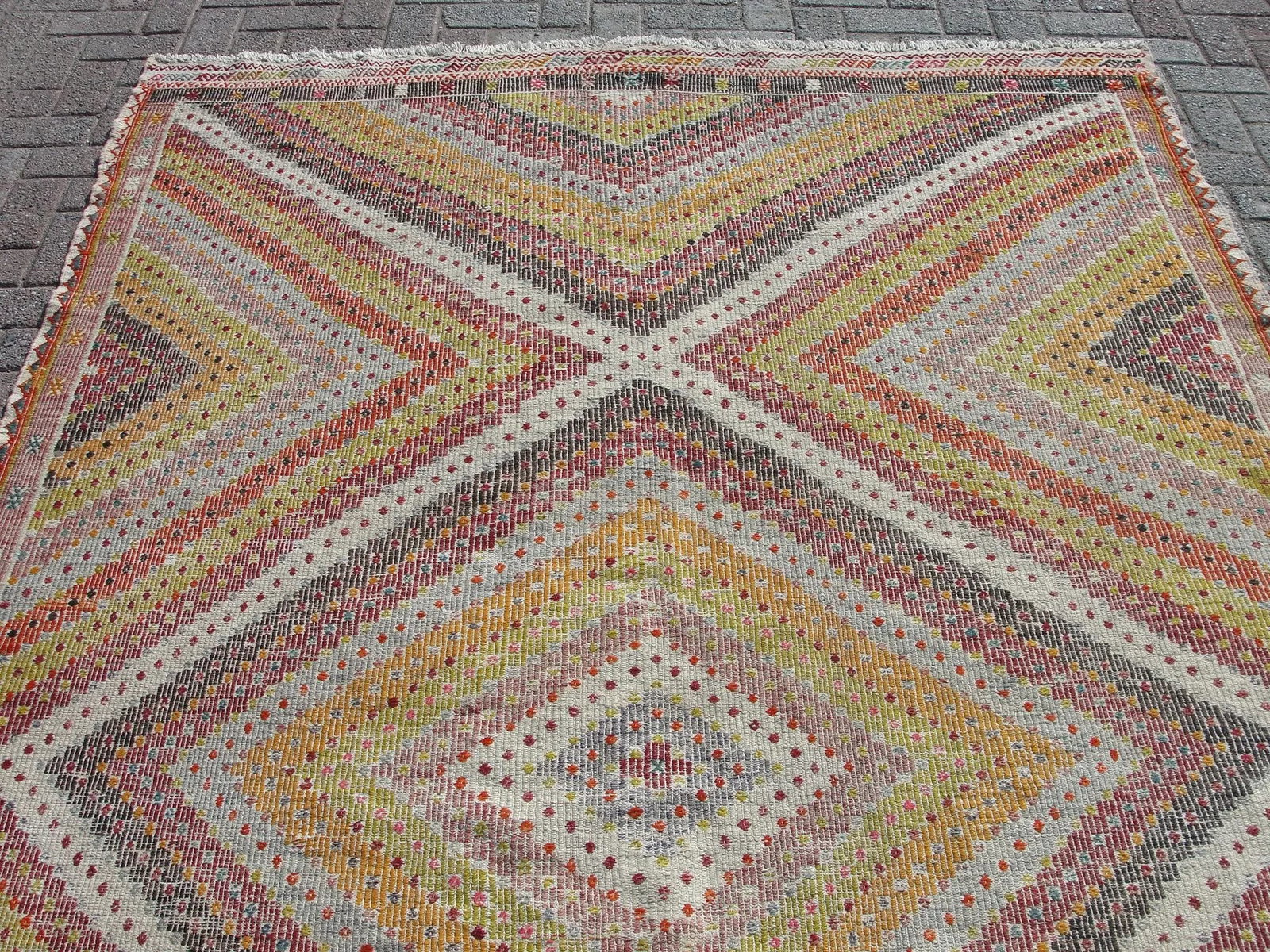 Oversized Large Area Kilim Living Room Bedroom Kitchen Rug - 3