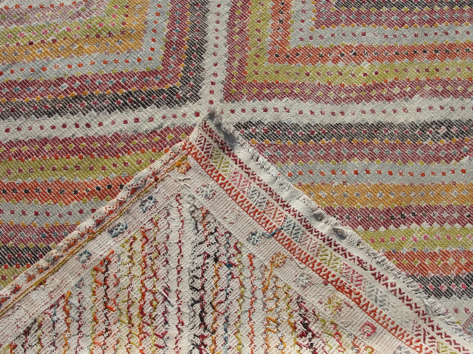 Oversized Large Area Kilim Living Room Bedroom Kitchen Rug - 9