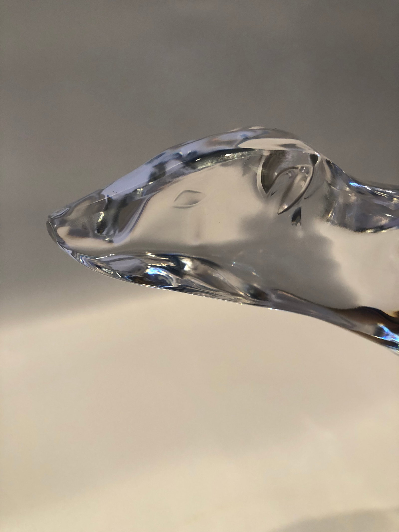 Vintage French Lalique Crystal Glass Polar Bear - 4