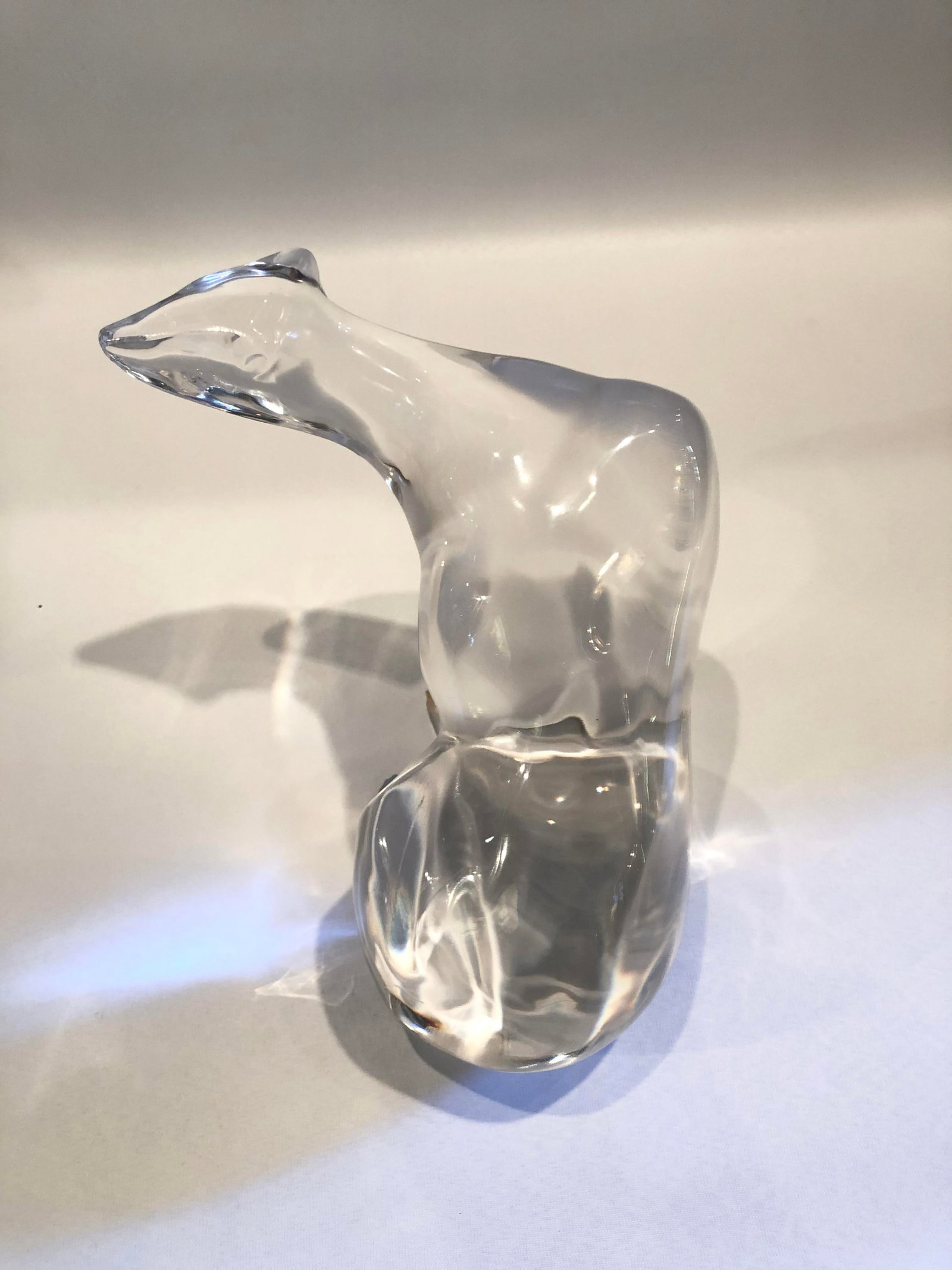Vintage French Lalique Crystal Glass Polar Bear - 5