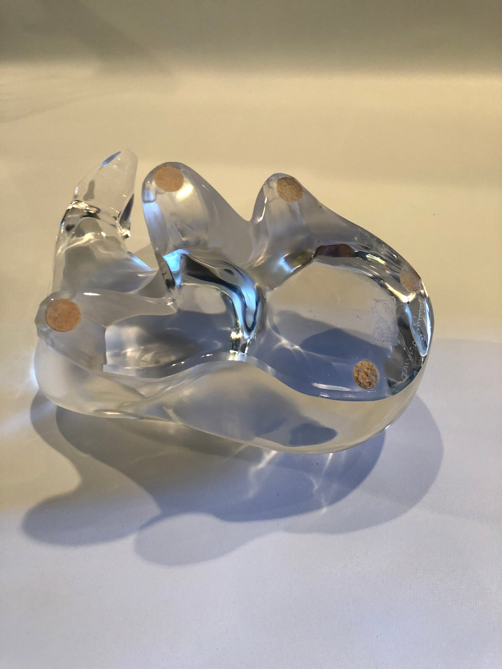 Vintage French Lalique Crystal Glass Polar Bear - 8