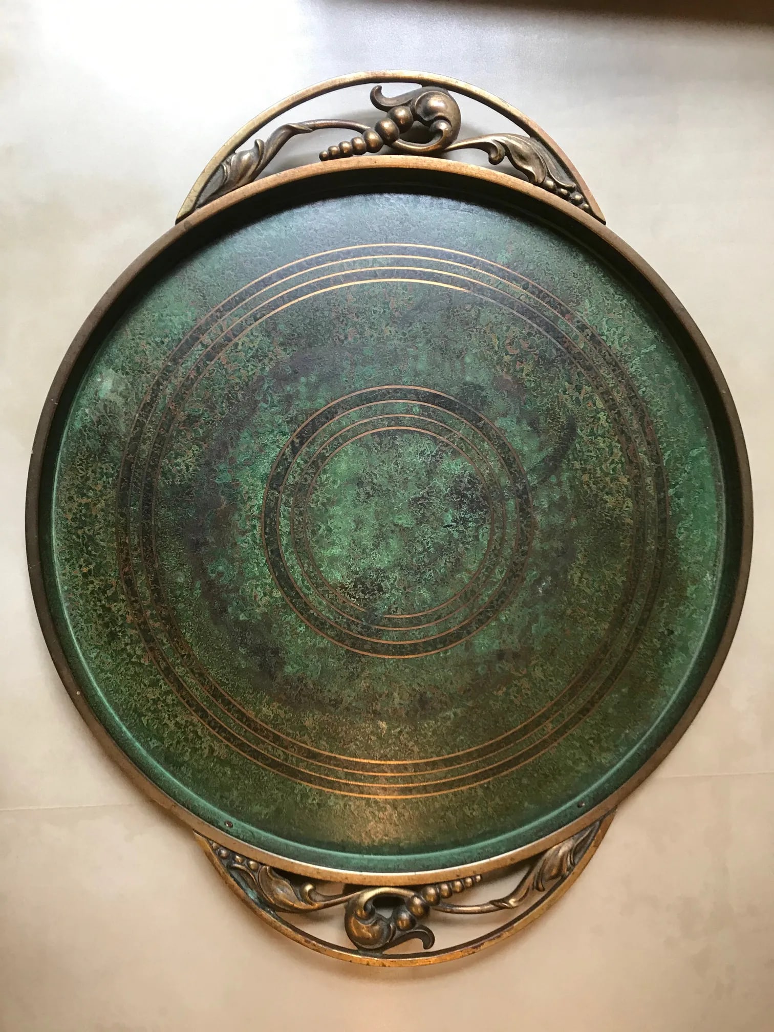 C. 1930s Carl Sorensen Charger Tray - 10