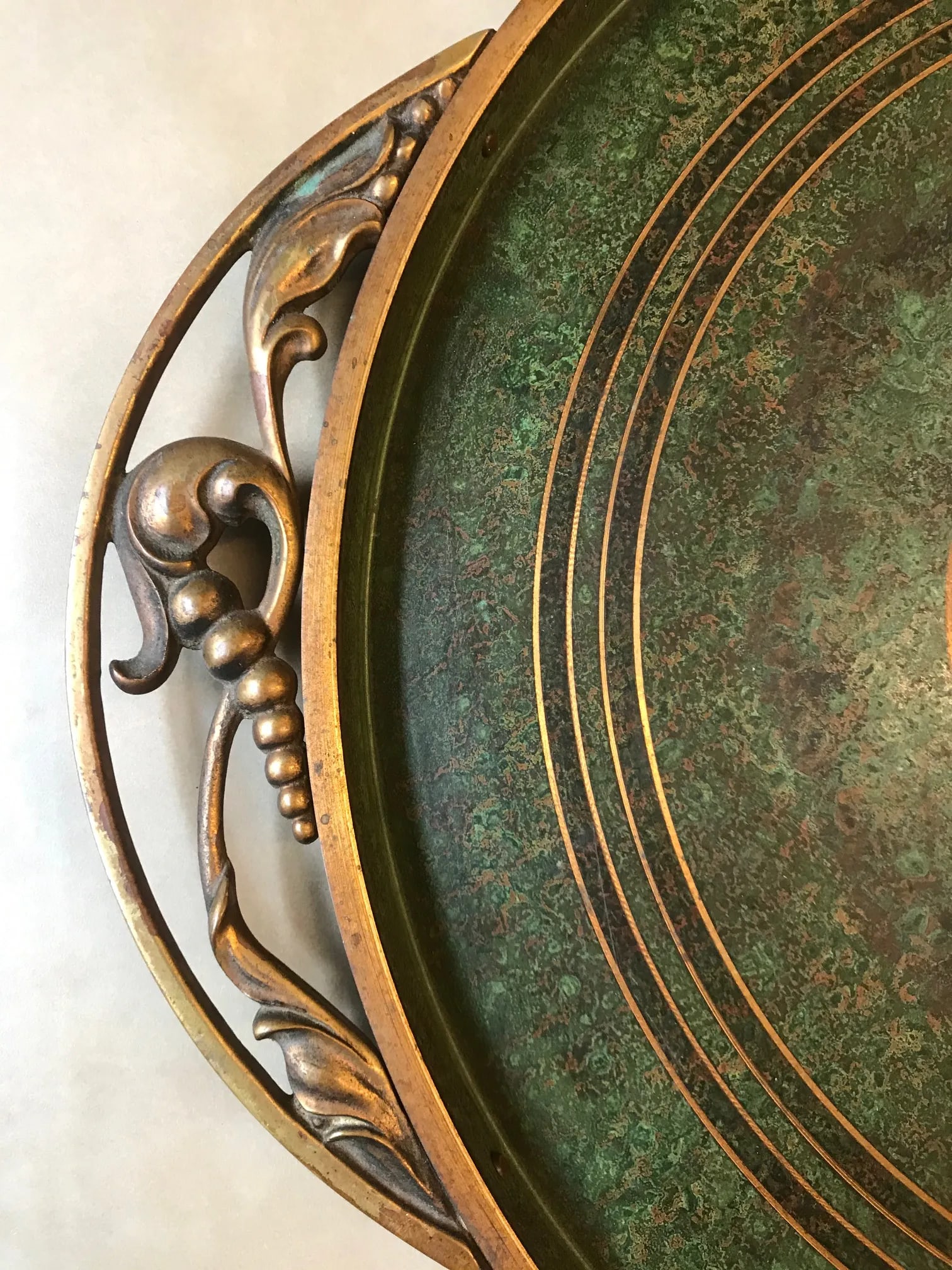 C. 1930s Carl Sorensen Charger Tray - 3
