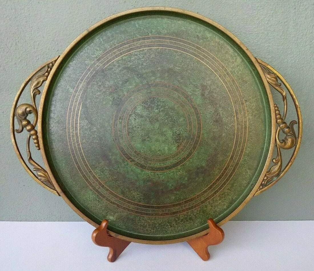 C. 1930s Carl Sorensen Charger Tray - 9