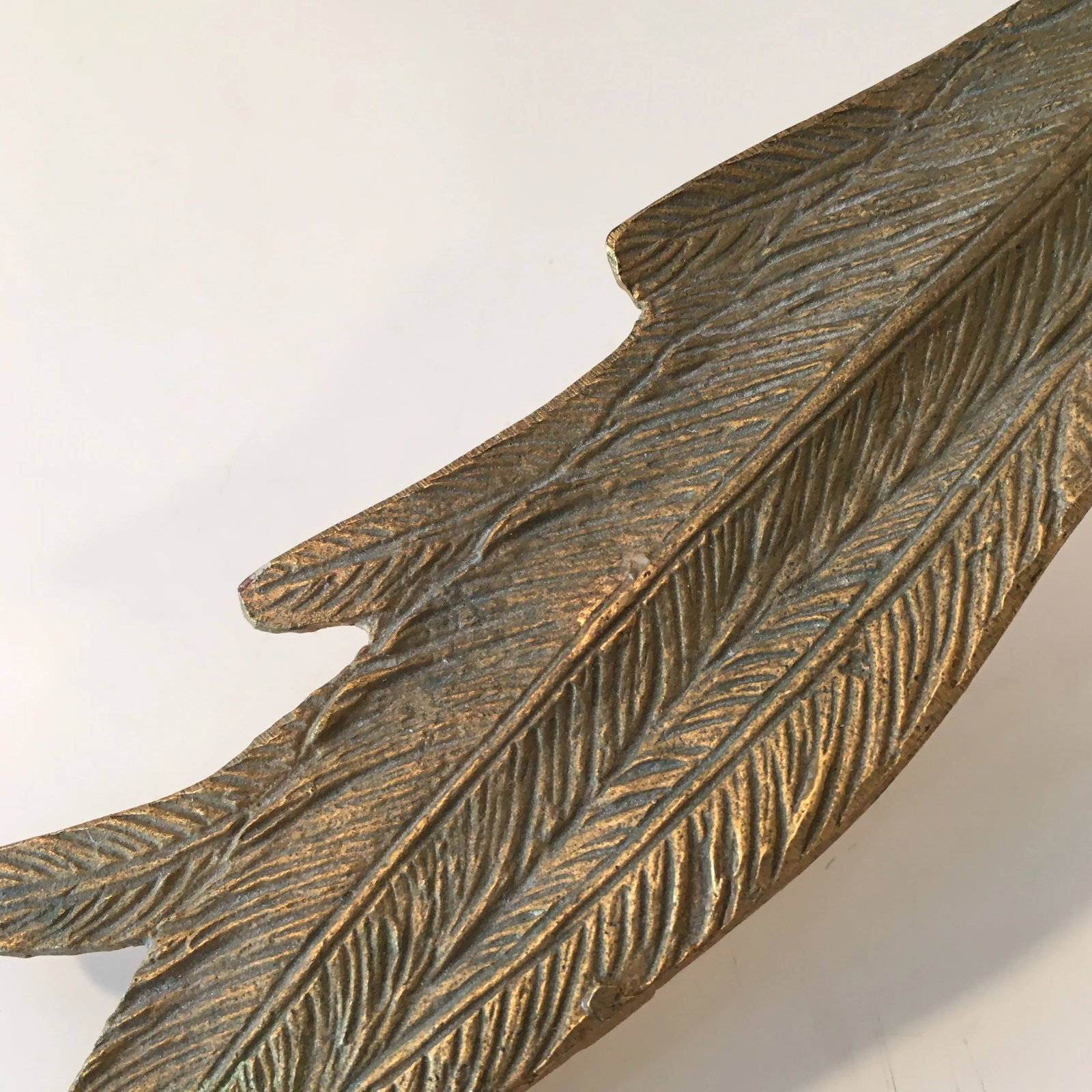 Golden - Finish Metal Bird Sculpture - 11
