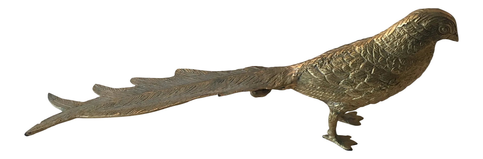 Golden - Finish Metal Bird Sculpture (1 of 13)