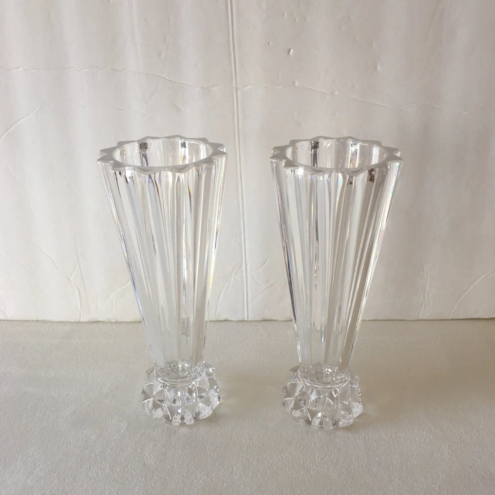 Rosenthal Classic Crystal Fluted Vases, a Pair - 13