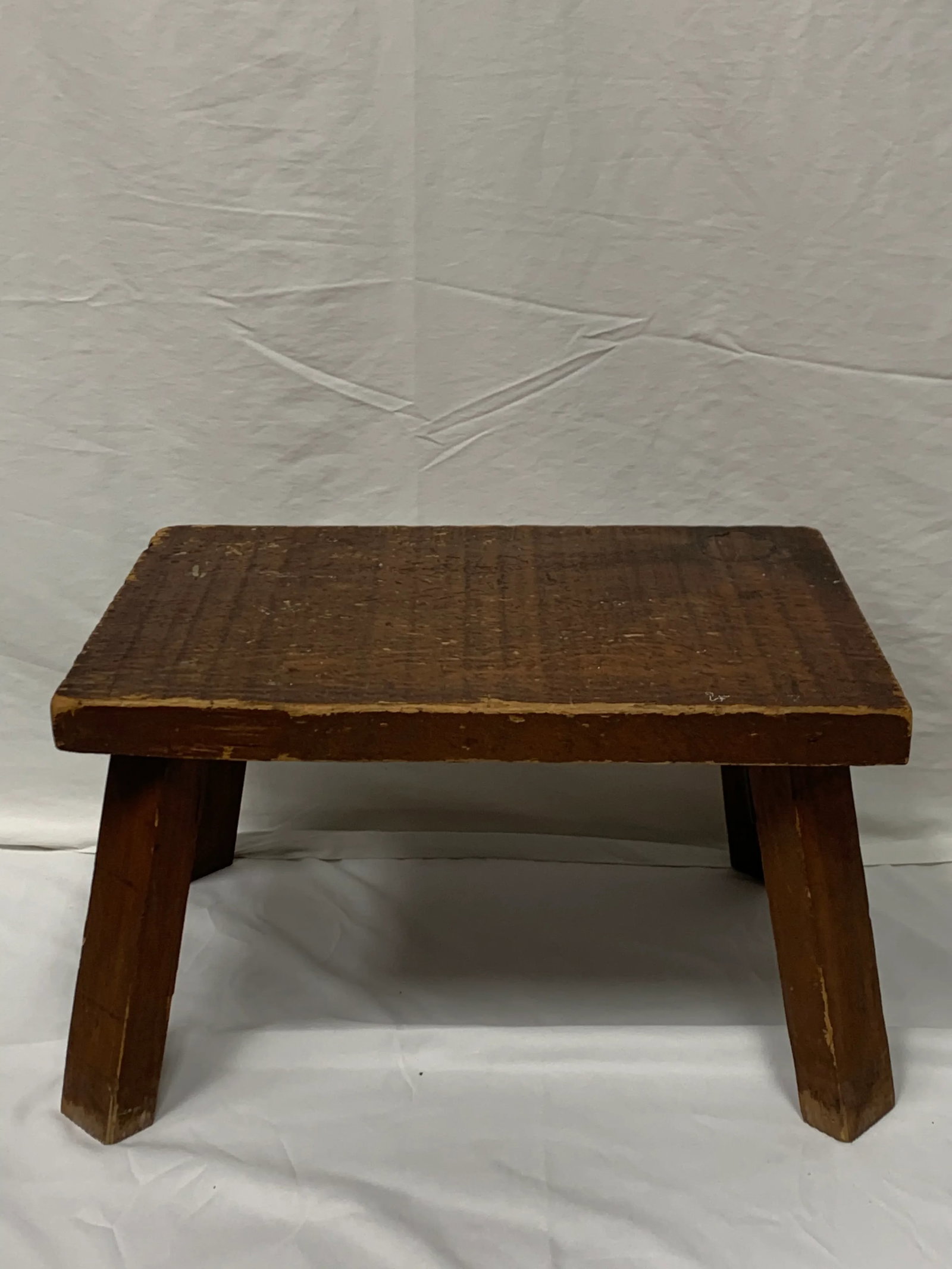 1940s Primitive Wooden Stool/Plant Stand - 12
