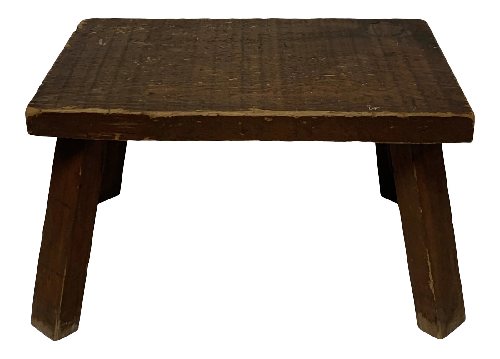 1940s Primitive Wooden Stool/Plant Stand (1 of 12)