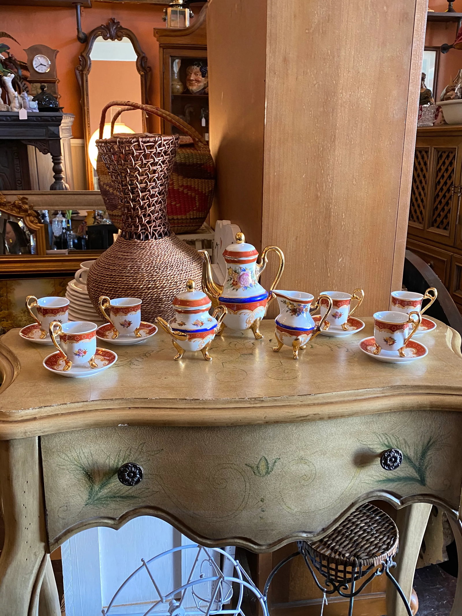 1960s Floral Tea Set, 17 Pieces - 11