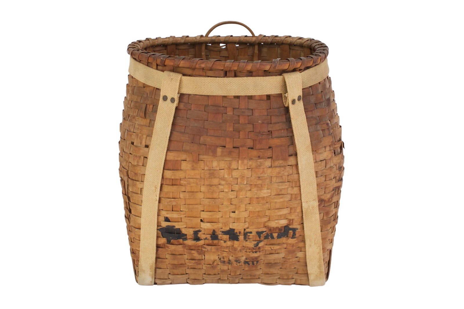 Early 20th-C. Adirondack Trapper Basket - 2