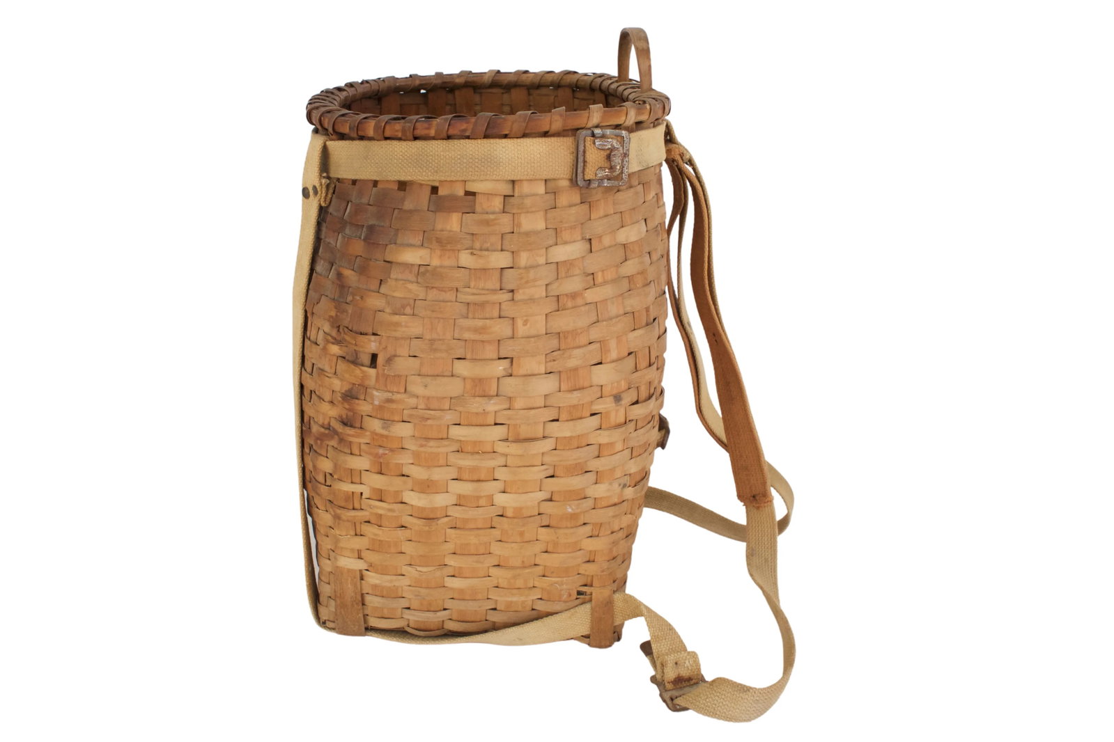 Early 20th-C. Adirondack Trapper Basket - 4