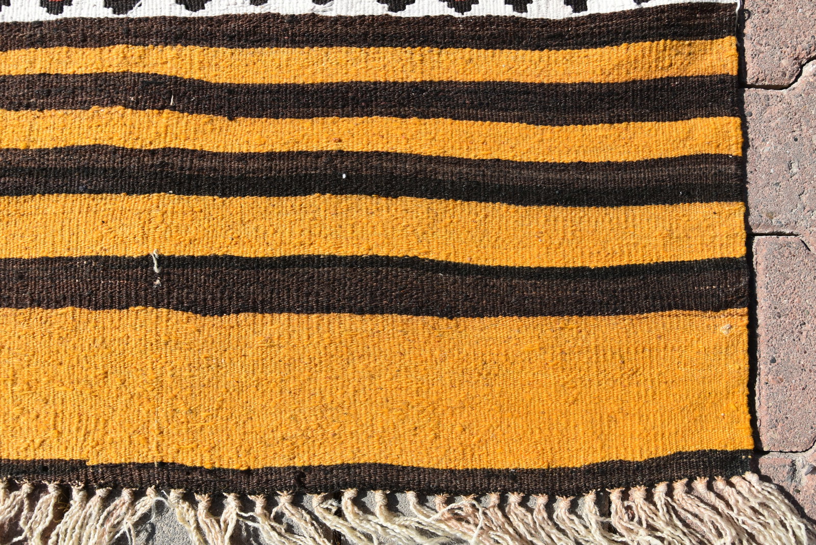 1970s Scandinavian Hand Knotted Colorful Runner - 7