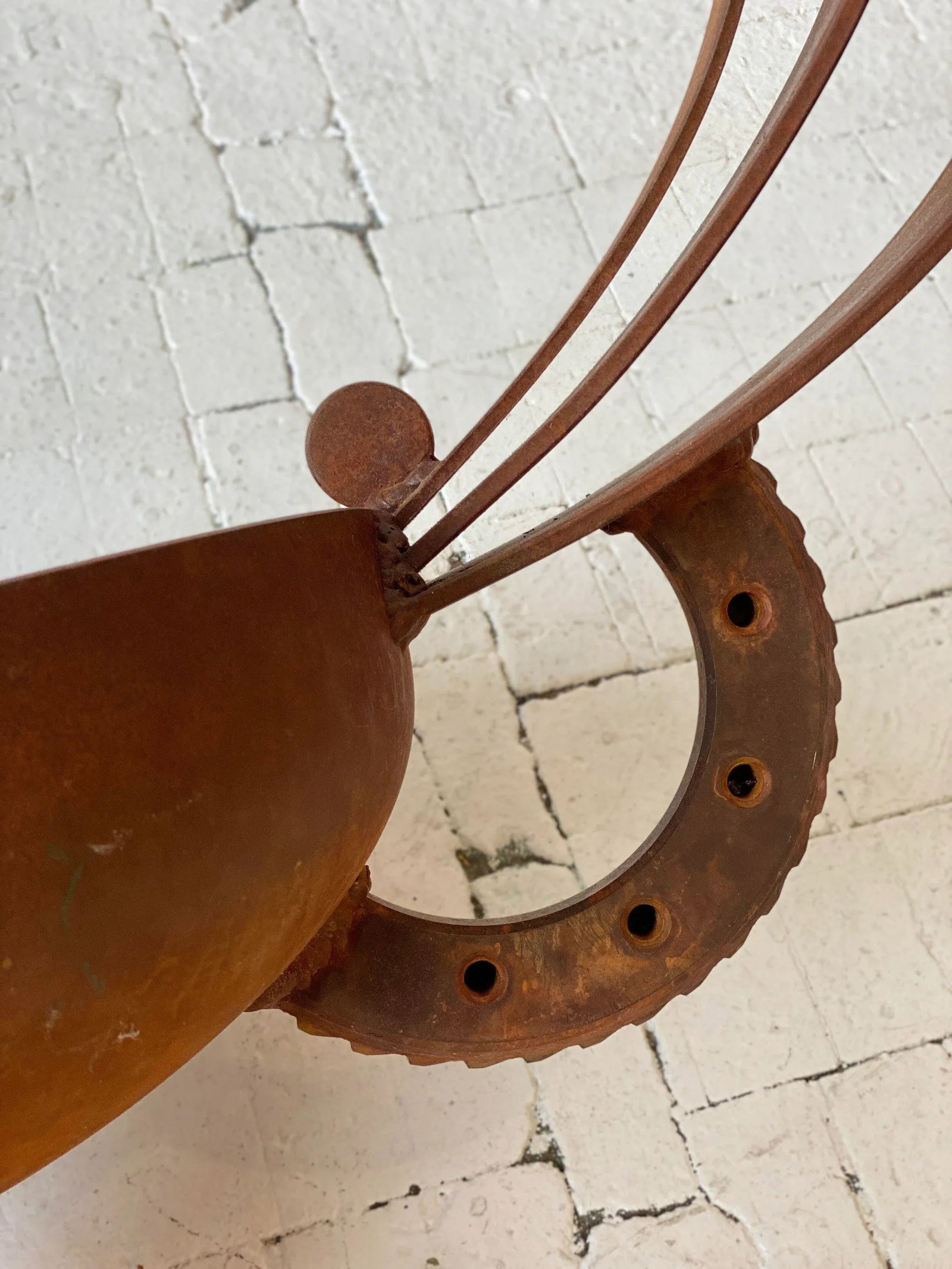 Vintage Monumental Iron Planter - 10