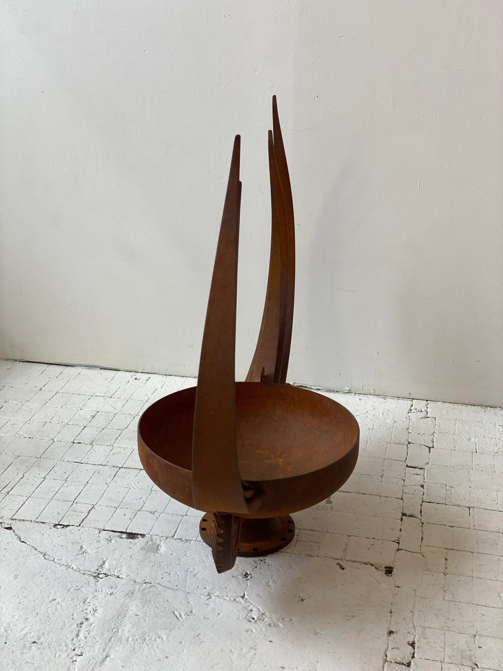 Vintage Monumental Iron Planter - 5