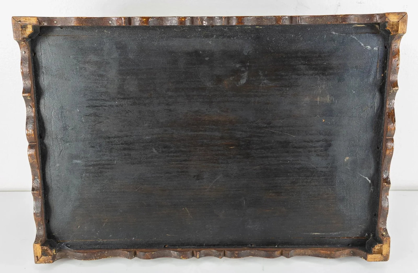 American Empire Walnut Burl Veneer Writing Stationary Box - 12