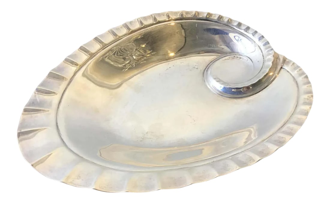 Tiffany & Co. Sterling Silver Dish: 1960s Tiffany & Co. sterling silver dish. Weighs 9.4 ounces. Condition: Alterations: Unknown Imperfections: Some Imperfections Condition Notes: Good Wear consistent with age and use. Creator: Brand: