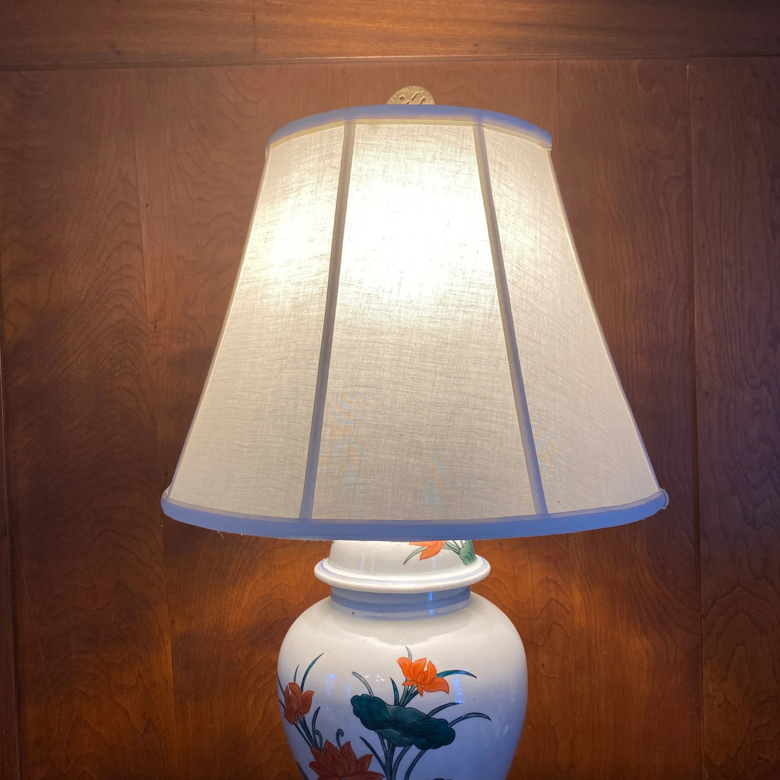 1980s Chinoiserie Ginger Jar Table Lamp - 10
