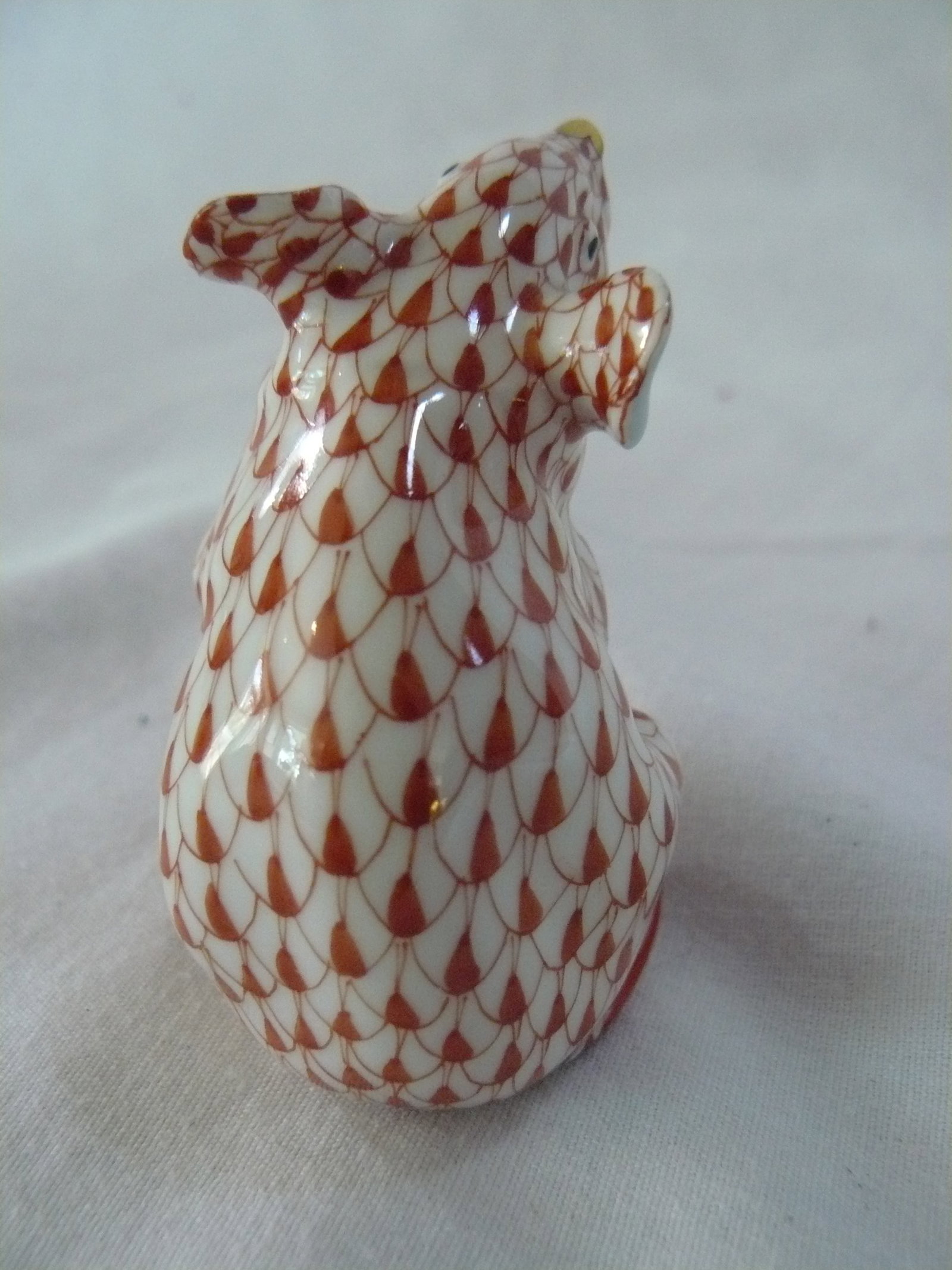 Herend Rust Fishnet Mouse - 5