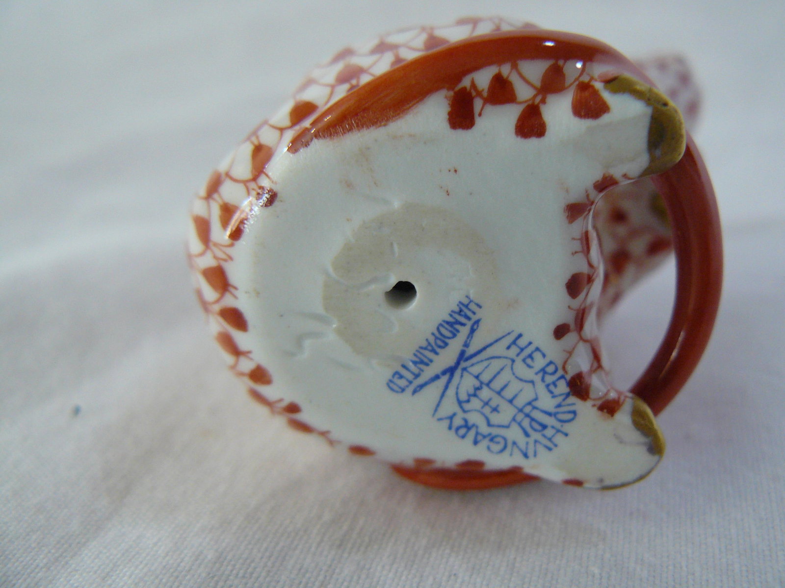 Herend Rust Fishnet Mouse - 7