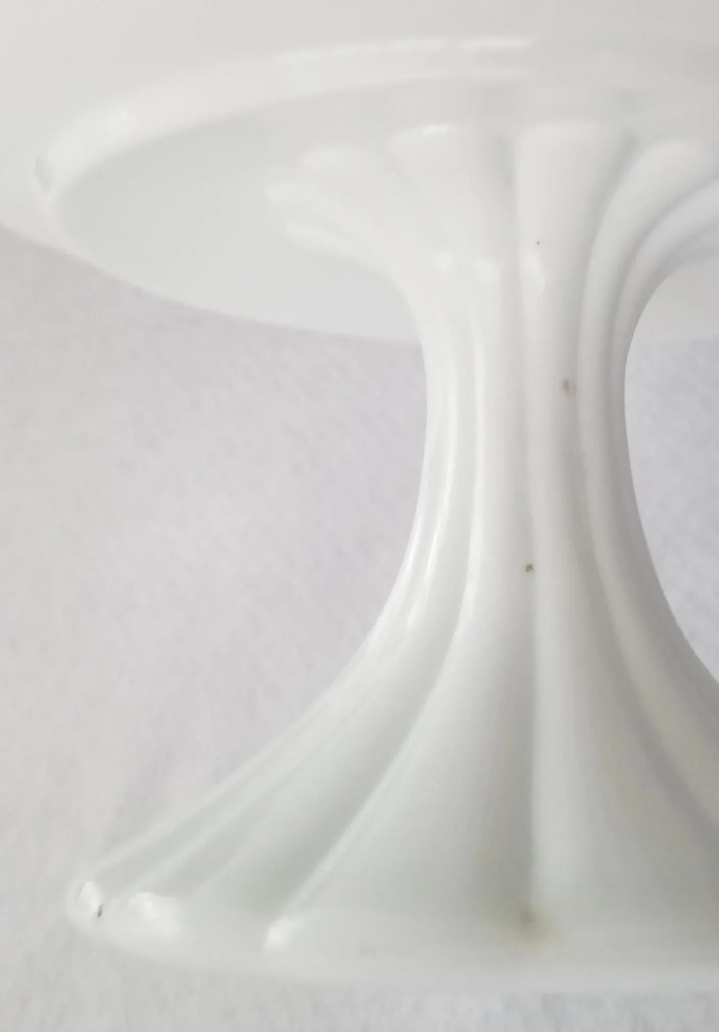 Vintage Fenton Extra Large Milk Glass Pedestal Bowl - 6